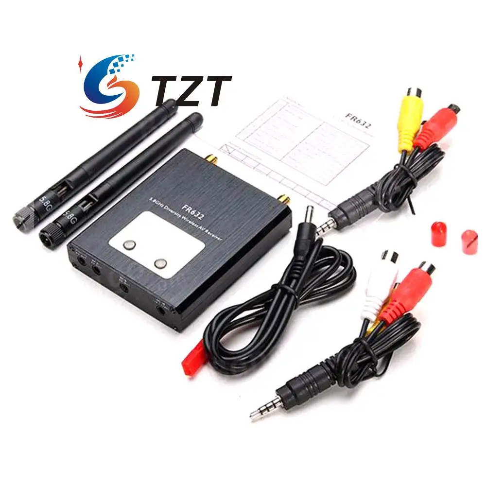 Boscam FR632 5 8GHz 40CH Wireless Diversity AV FPV Receiver Auto Scan LCD Rx for Quadcopter