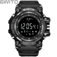 GIMTO брендовые цифровые часы для мужчин военные Смарт открытый Calory спортивные часы водонепроницаемые Bluetooth календарь Relogio Masculino Hodiny