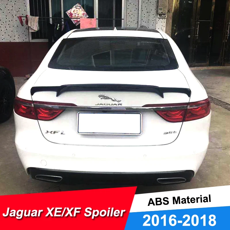 JNCFORURC Задняя Крышка багажника автомобиля Спойлеры крылья для Jaguar XE XF 2016 2018 ABS