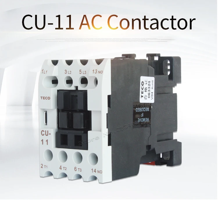 1PCS New TECO AC Contactor CU-11 3A1a 110VAC 