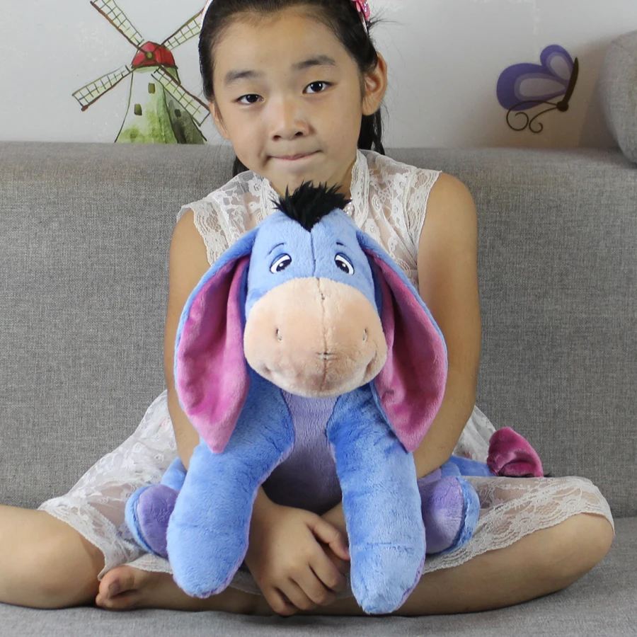 Original 40cm 15.7'' Eeyore Donkey Plush toy Soft Stuffed Animal Dolls