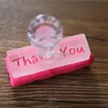 DIY Профессиональный изготовленный на заказ мыльный уплотнитель ручной работы Печатный штамп может быть массовым узором Мини diy мыло штамп Подпись письмо имя цветок