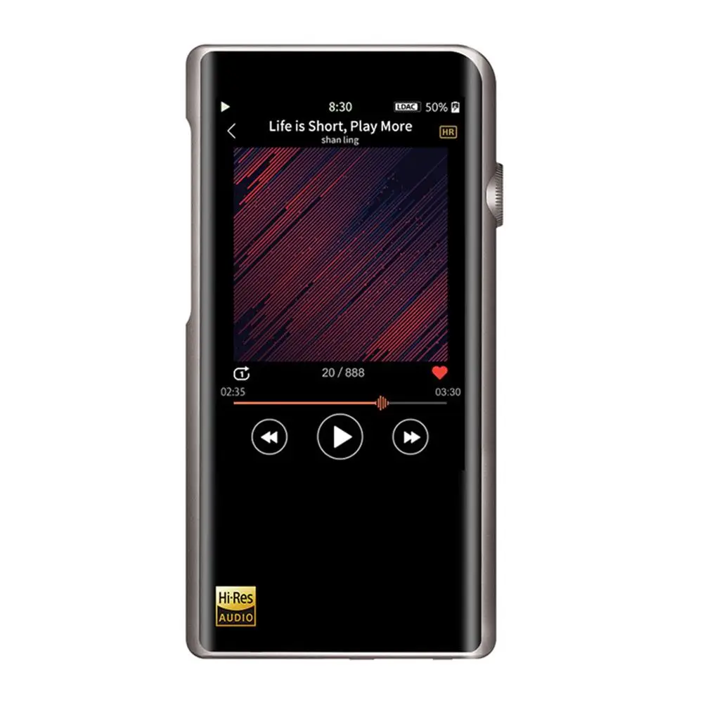 Shanling M5S Bluetooth MP3 плеер WiFi Apt-X без потерь портативные музыкальные плееры retina DOP DSD256 Hi-Res аудио сбалансированный - Цвет: Titanium gold