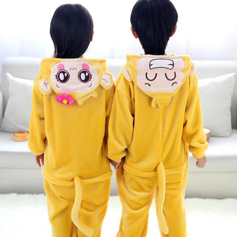 Kid Hip-hop Monkey Cosplay Kigurumi Onesies Child Cartoon Winter Anime Jumpsuit Costume For Girl Boy Animal Sleepwear Pajamas Kid Hip-hop Monkey Cosplay Kigurumi Onesies Child Cartoon Winter Anime Jumpsuit Costume For Girl Boy Animal Sleepwear Pajamas