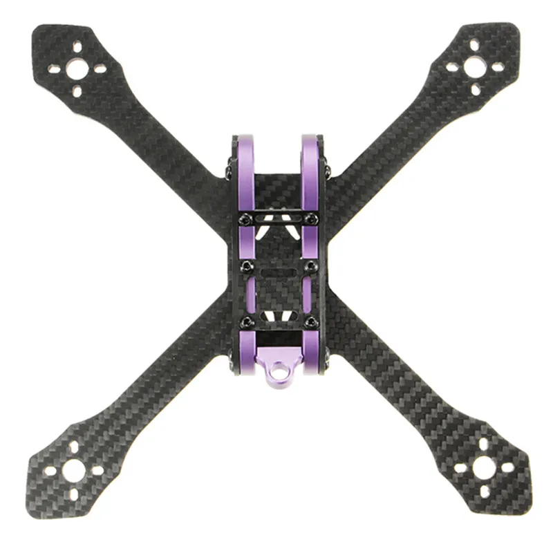 Специальное издание Realacc Purple215 215 мм 4 мм толщина руки углеродное волокно DIY RC гоночный комплект рамы для FPV Racer дроны Квадрокоптер