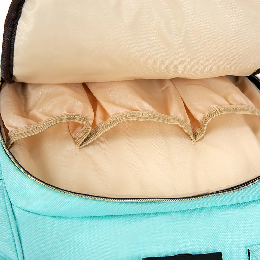 CONEED модная Большая вместительная сумка для мам, сумка для бутылочек для подгузников, Одноцветный рюкзак на молнии для путешествий, сумка для кормящих женщин, сумки для ухода за собой No7