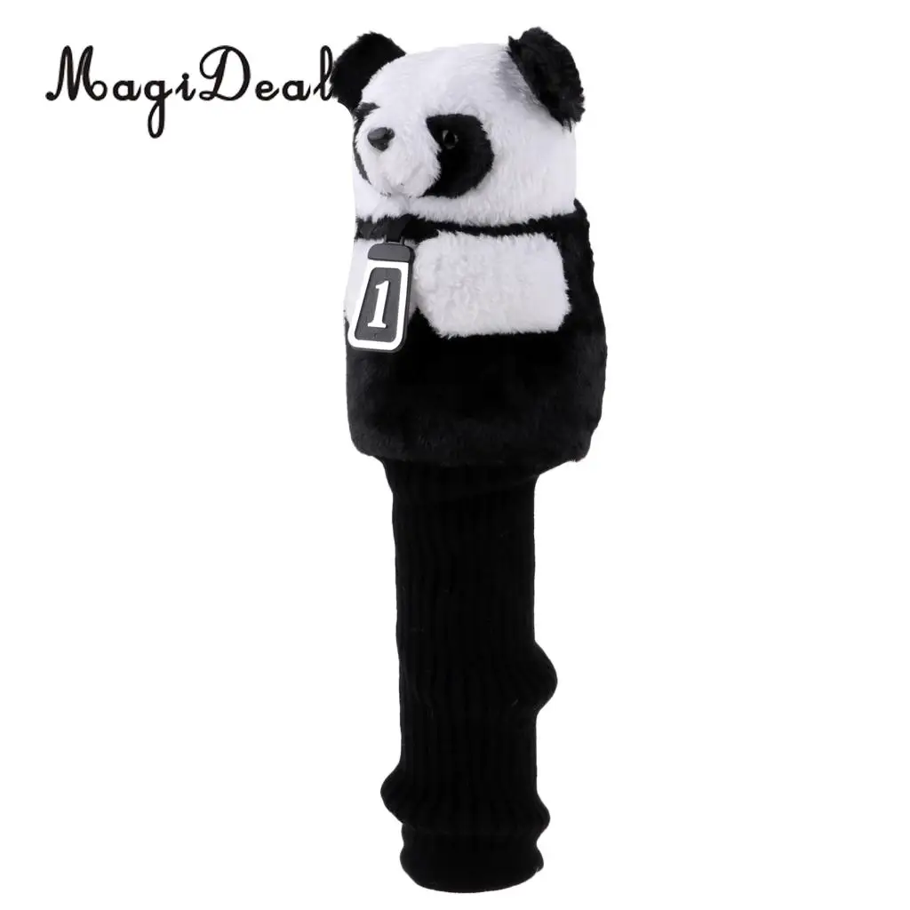 MagiDeal Tiger Head + Panda Animal Sports Golf Club Headcover Head Cover for 460 cc/No.1 Wood Driver