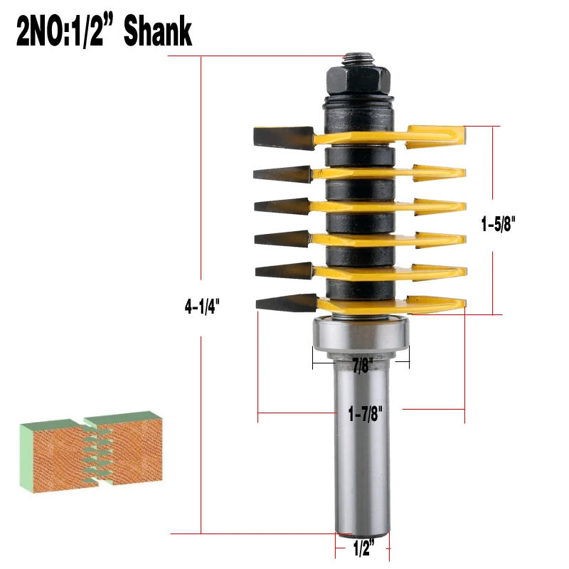 1 шт. 8 мм 1/" хвостовик абсолютно высокое качество регулируемый палец шарнирный маршрутизатор бит ndustrial класс использовать только в таблице маршрутизатора - Длина режущей кромки: 2NO(12.7mm)