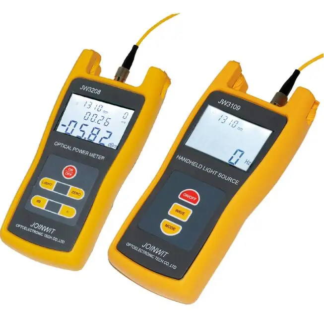 

Fiber Optical Multimeter -70~+6dBm JW3208A High Precision Handheld Optical Power Meter +JW3109 Optical Light Source 1310/1550nm