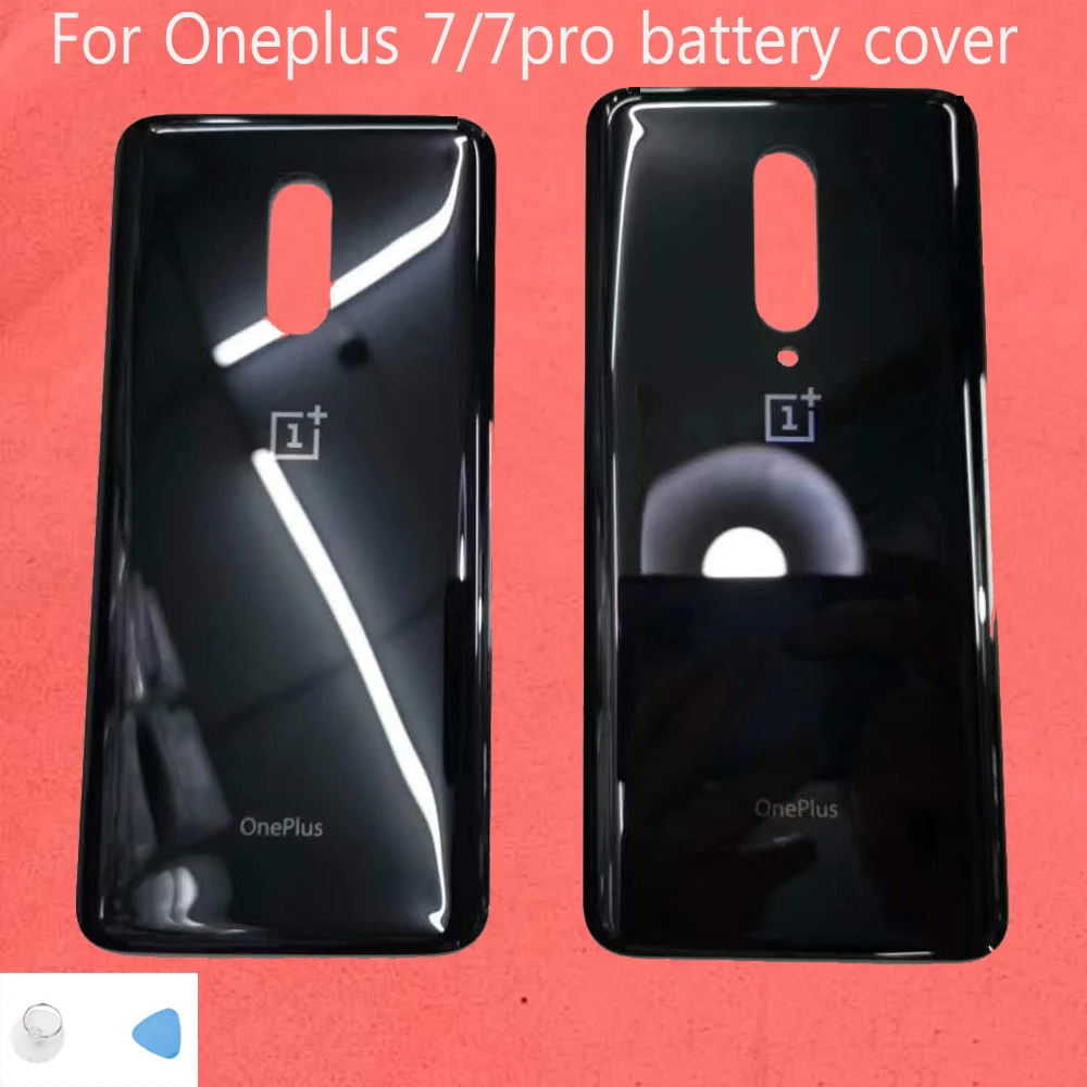 

For Oneplus 7 pro Glass Battery cover Door Smart Phone Back Cover Replacement Repair Part for one plus 7 1+7 pro