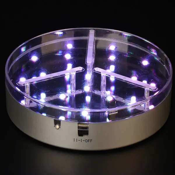 6inch led light base purple