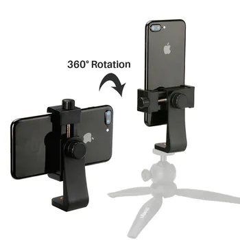 

ULANZI Universal Phone Tripod Mount Adapter Cell Phone Clipper Holder Tripod Stand for iPhone X 7 8 Plus Samsung Xiaomi Huawei