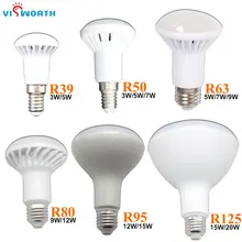 VisWorth R39 R50 LED Lamp E14 LED Light Bulbs 3W 5W 7W 9W 12W 15W 20W