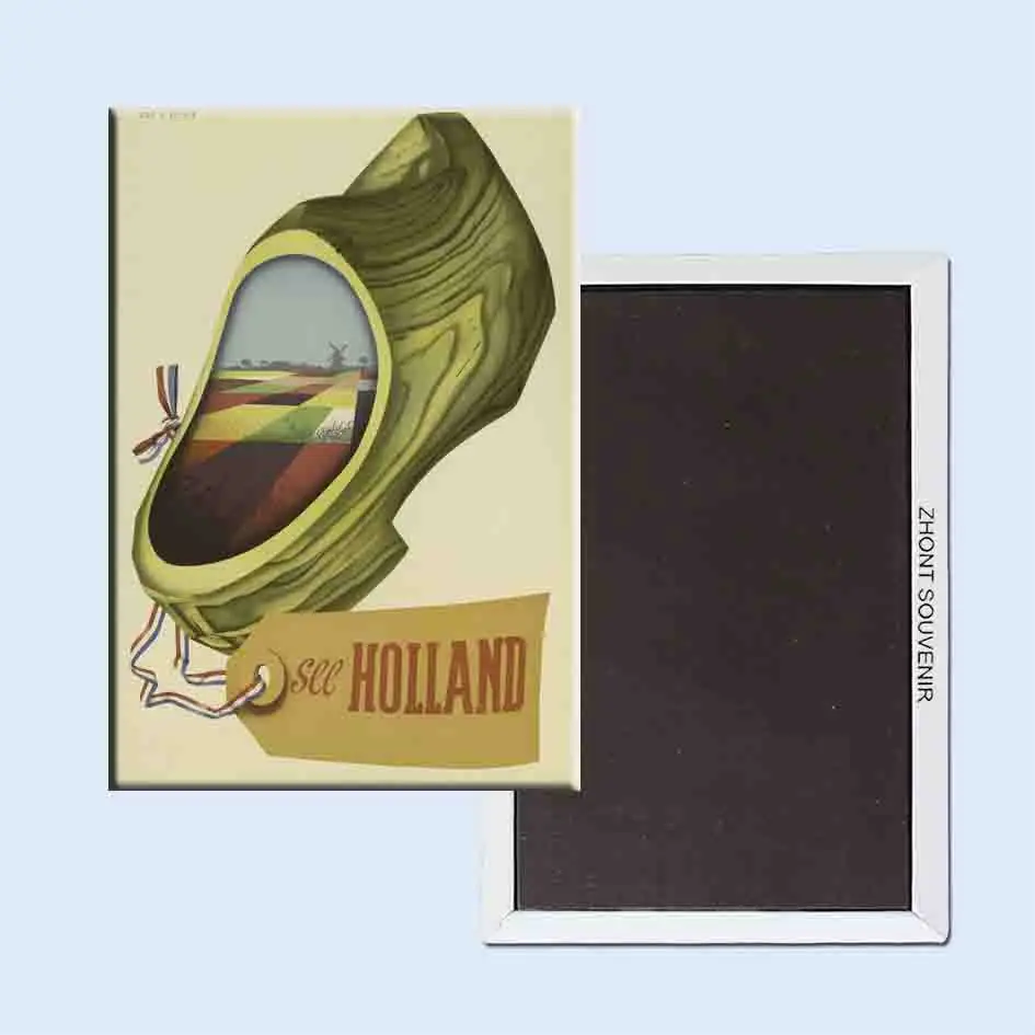 

Holland Travel Poster 24138 Retro nostalgia fridge magnets