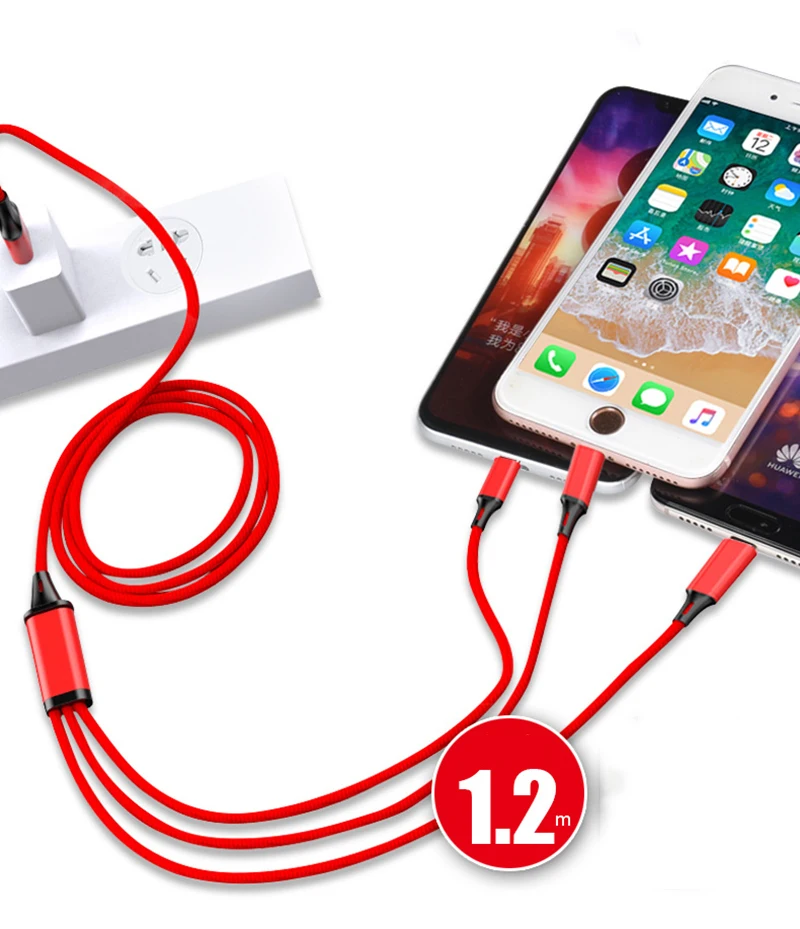 2 Usb Cable 3 in 1