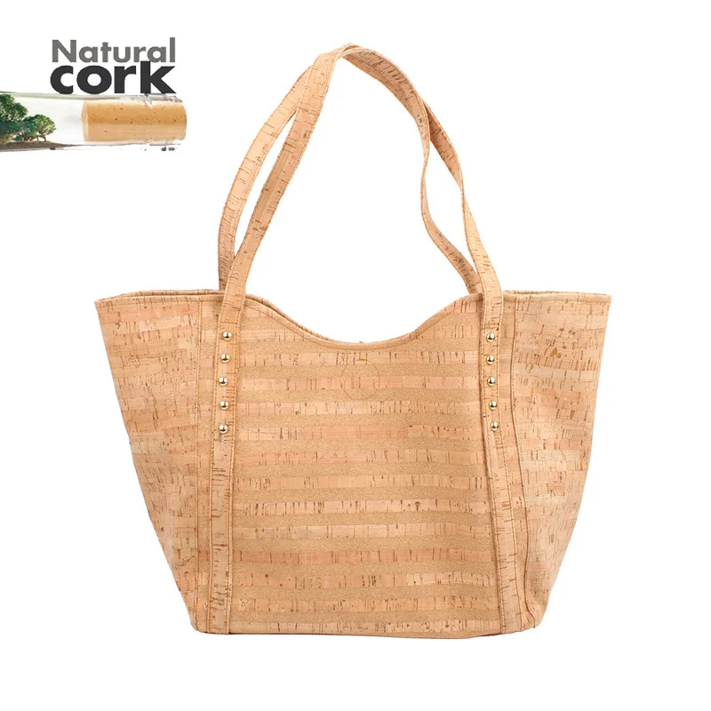 Natural cork handmade women Original Totes casual totes handbags vegan
