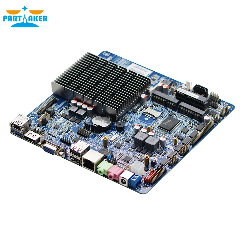 ITX M56_D6E материнская плата 6 * COM Celeron J1900 безвентиляторная тонкая mini itx с