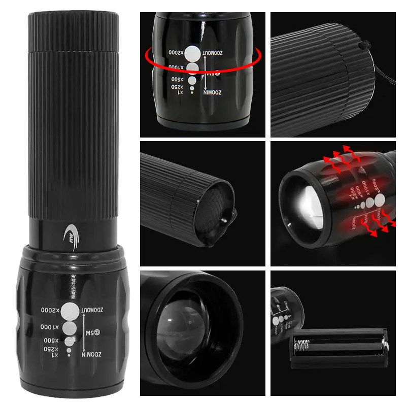 FTW Bicycle Light 7 Watt 2000 Lumens 3 Mode Bike Q5 LED cycling Front Light Bike lights Lamp Torch Waterproof cycling lights 27