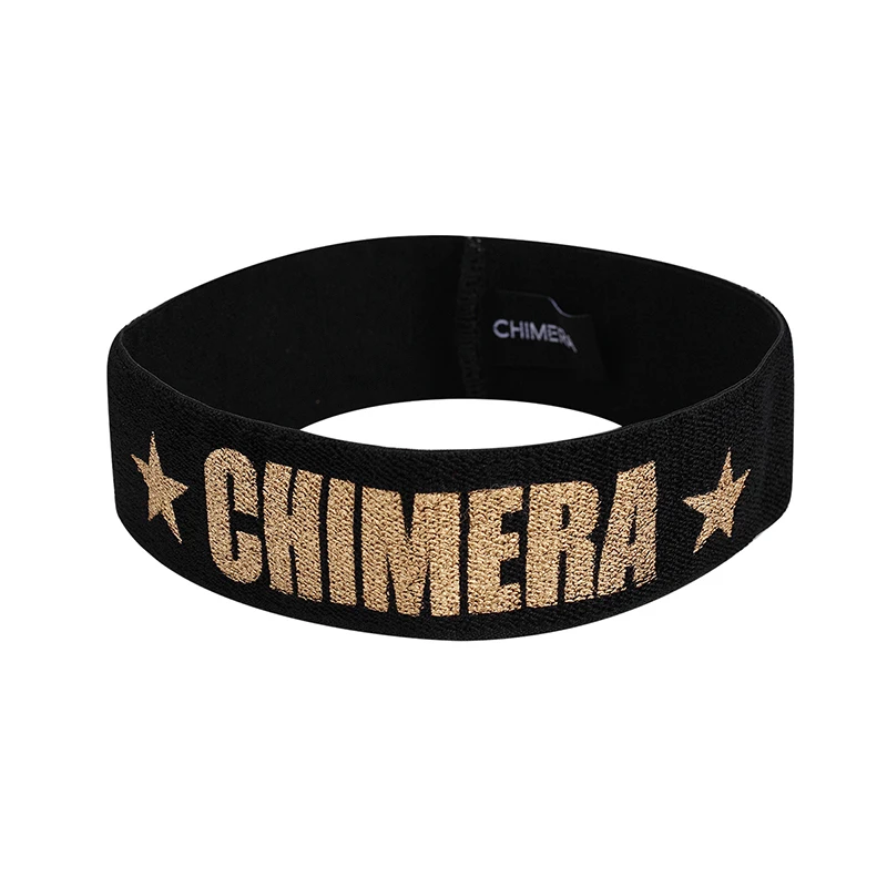 

CHIMERA Sports Elastic Headbands for Women Men Fashion Letter Black Head Sweat Band Wide Yoga Running Football Sport HairBand