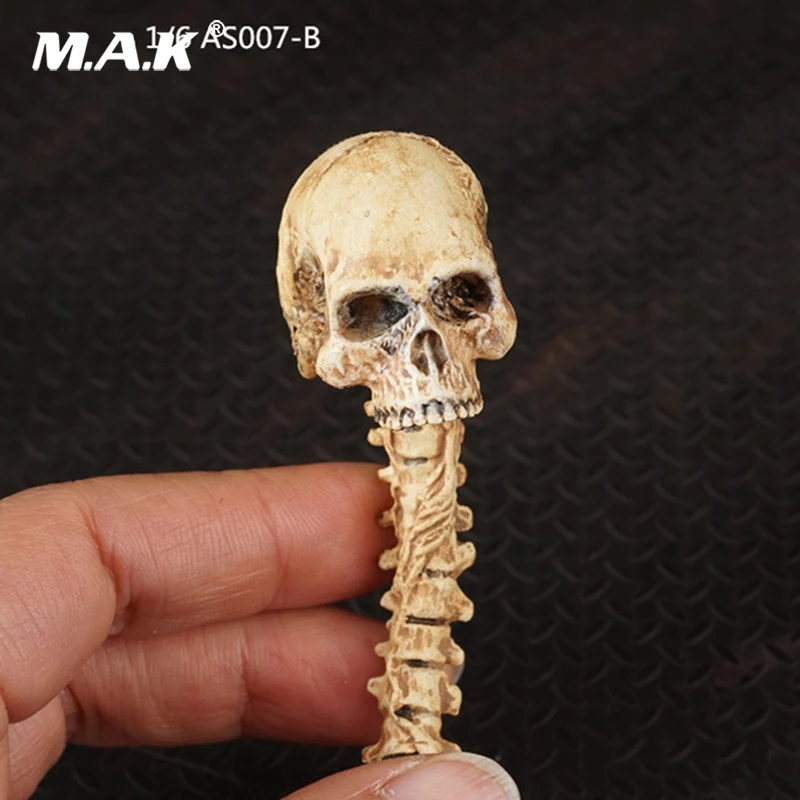 

For Collection 1/6 Figure Scene Accessories Mud Color Zombie Alien Skull Skeleton Model for 12'' Action Figure Accessory