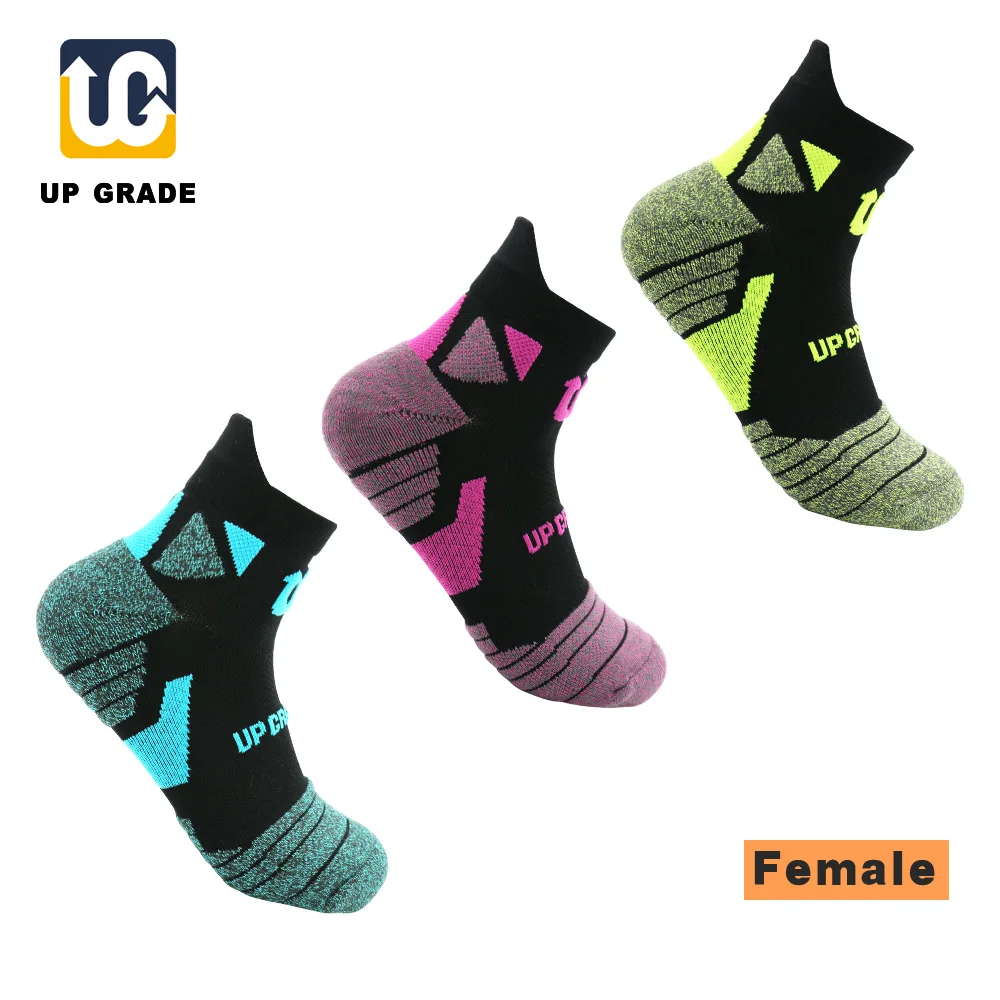 UPGRADE Man Lady Runing Socks 1Pair/Lot Breathable Outdoor Sports Hiking Camping Cycling Running calcetines ciclismo