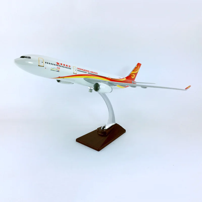 40 см 1: 172 Airbus A330 300 модель Hongkong Airlines с базовым сплавом самолета Коллекционная