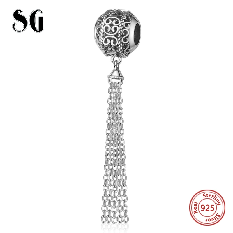 SG бусинки бисера Fit pandora талисманы браслеты стерлингового серебра 925 Цвет diy