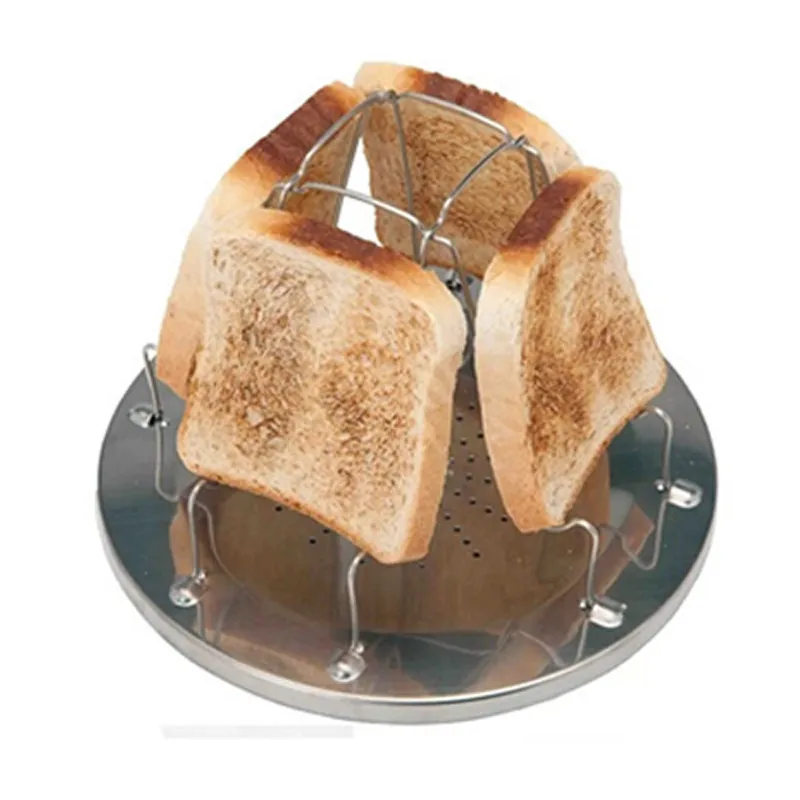 

snowshine3 YLW Folding Camp Stove Bread Toaster Tray Rack Cooking Camping Breakfast free shipping