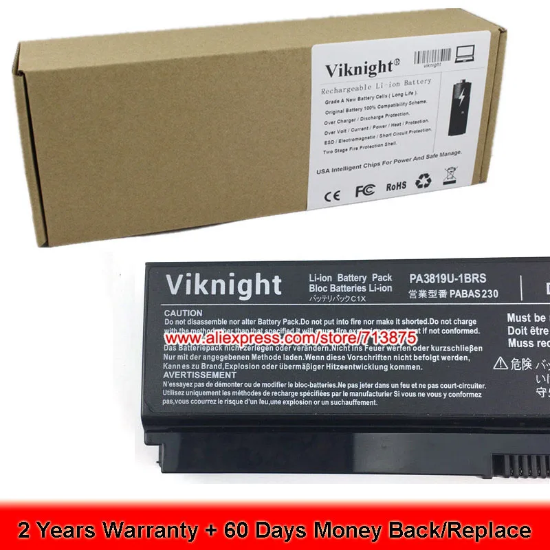 

PA3819U-1BRS PABAS230 Battery for Toshiba Satellite L750 P750 PA3817U-1BRS