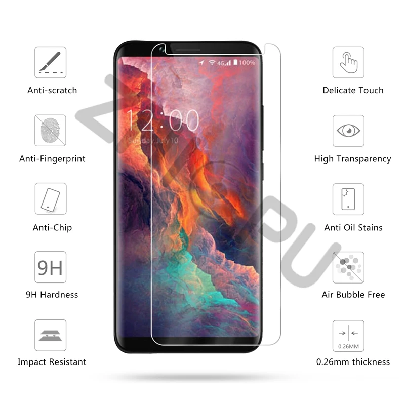 10 шт./лот 2.5D 0 26 мм 9H Премиум Закаленное стекло для UMIDIGI UMI S2 LITE защитная