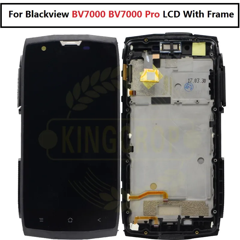 

For Blackview BV7000 BV7000 PRO LCD Display with frame Touch Screen 100% Screen Digitizer Assembly for Blackview BV7000PRO lcd