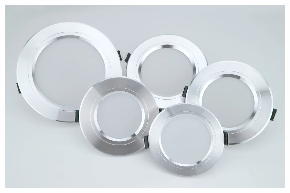 Led Downlights 5W 9W 12W Led Ceiling Light 15W 18W Recessed Down Light Round Led Panel Light 220V LED Spot Light Indoor Lighting