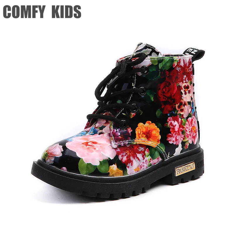 Hot Selling Child Martin Boots For Boys Girls Leather Boots font b Shoes b font Spring