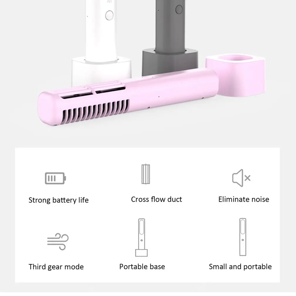 Мини USB вертикальный безлопастный Кондиционер Портативный кулер Настольный бесшумный охлаждающий веер для дома и офиса