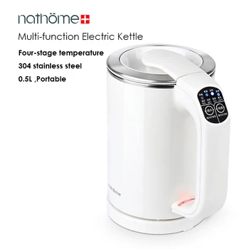 

4 Temperature Control Household Electric Water Kettle Hot Pot Portable Convenient 220V 0.5L Capacity Water Kettle Stew Cook Pot