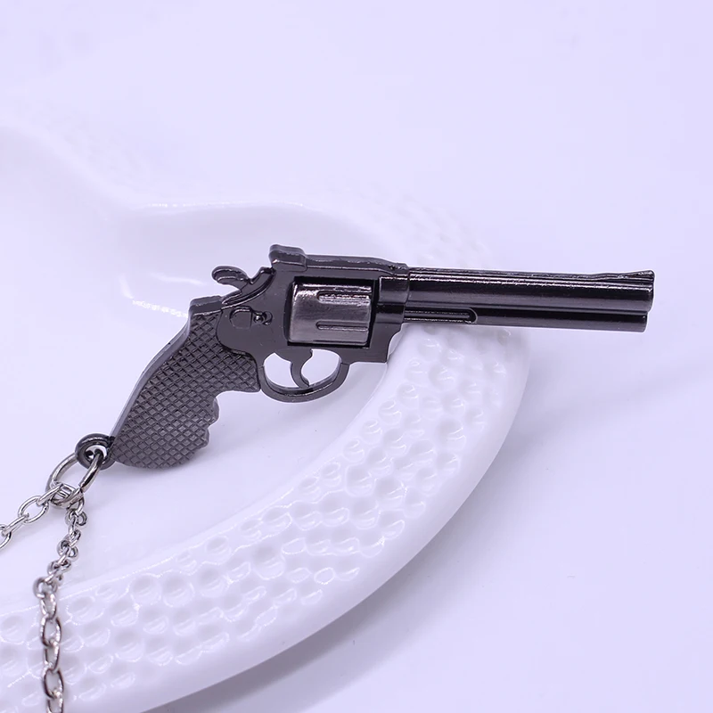 New Arrival 3D Hot Game Weapon Gun Model Necklaces Cool Metal Revolver Pistol Necklace Vintage Necklaces&Pendants Free Shipping New Arrival 3D Hot Game Weapon Gun Model Necklaces Cool Metal Revolver Pistol Necklace Vintage Necklaces&Pendants Free Shipping