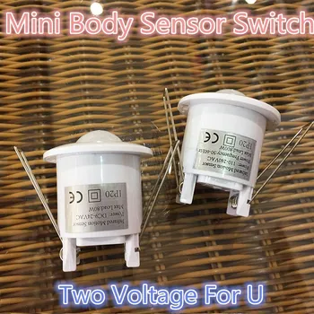 

Mini Time delay Adjustable 360 Degree Ceiling PIR Infrared Body Motion Sensor Detector Lamp Light Movement Switch DC9-24V HH