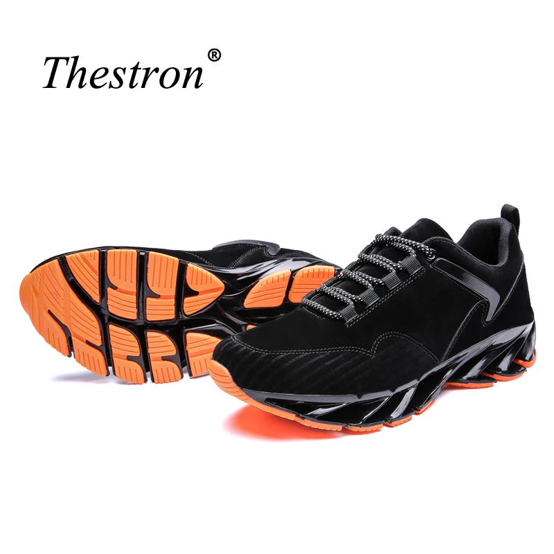 New Cool Man Running Shoes Spring Autumn Gym Trainers Sneakers Black Gray Sneakers China Comfortable Athletic Shoes for Men