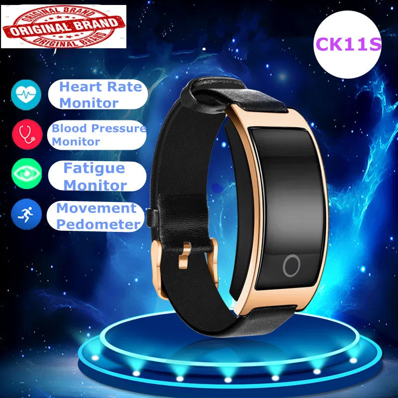 

CK11S blood pressure smart watch ip68 pressure blood pedometer Fitness Tracker Bracelet PK mi band 2 Pk Xiao mi band 3