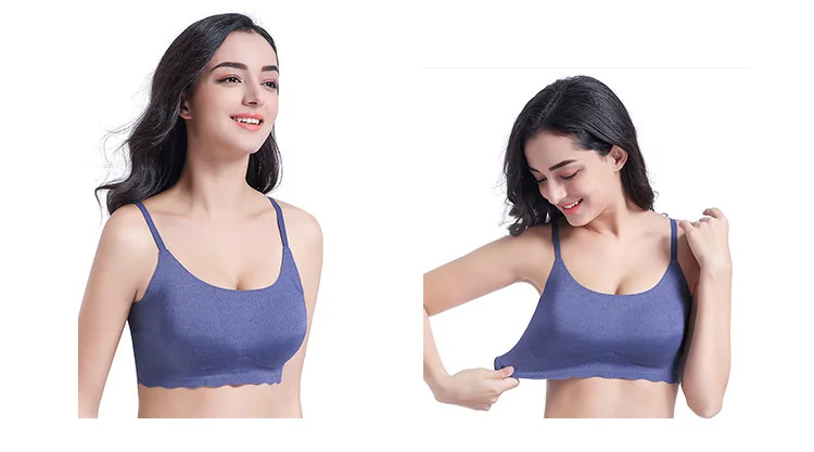 Queenral Sexy Bras For Women Seamless Brassiere Push Up Bra Wire Free Bralette Underwear Sleeping Soutien Gorge Femme Lingerie 21 (1)