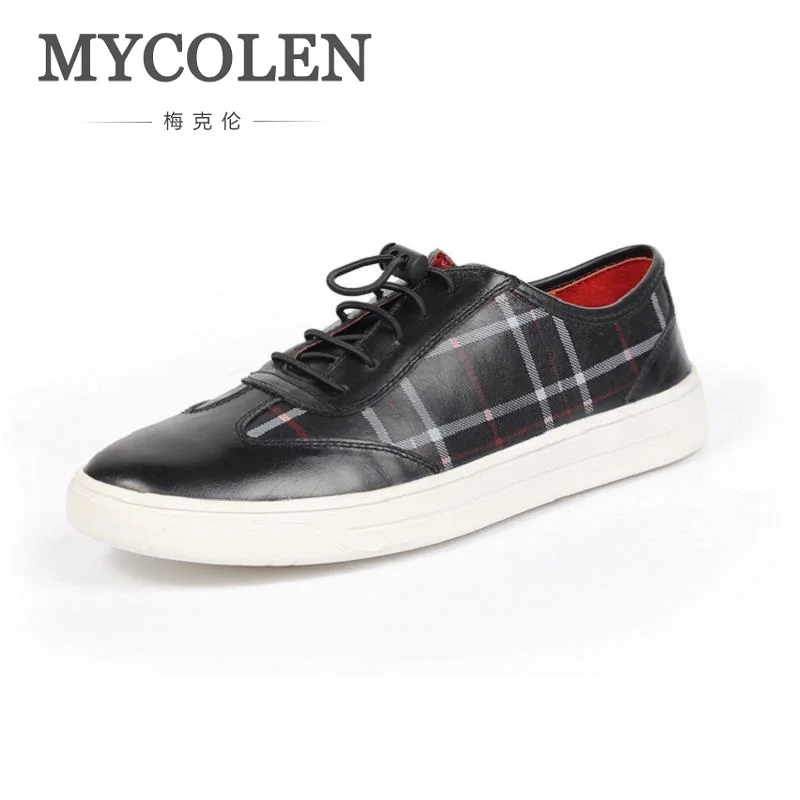 MYCOLEN/Новинка; удобная мягкая мужская обувь под брюки для отдыха; Новая мужская повседневная обувь на плоской подошве; легкая обувь; Sapato - Цвет: Черный