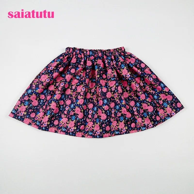 

cheap 2019 printed flower children baby girl summer tutu skirts fashion princess short skirt pettiskirt kids clothes USA Vestido