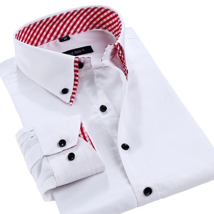 Рубашка С Высоким Воротником Мужская Купить