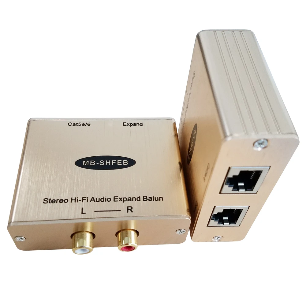 

Stereo Hi-Fi Audio Expand Extender Over Cat5/6