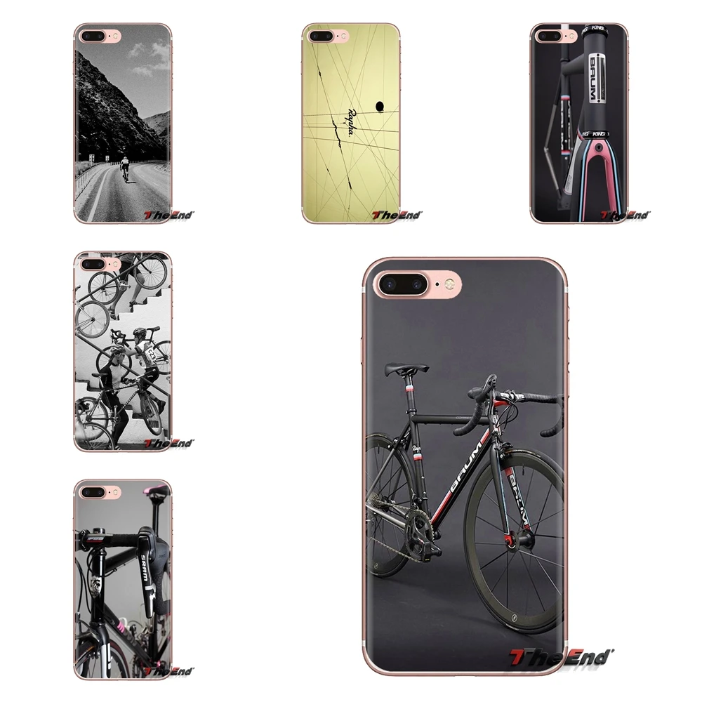 For iPod Touch Apple iPhone 4 4S 5 5S SE 5C 6 6S 7 8 X XR XS Plus MAX TPU Transparent Cases Covers Rapha Road Bicycle Racing Sky |