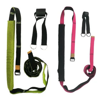 

New Yoga Soft Stretch Belt Hanging Door Yoga Aids Dance Lower Waist Training Rope Flexibility Stretching Leg Strap