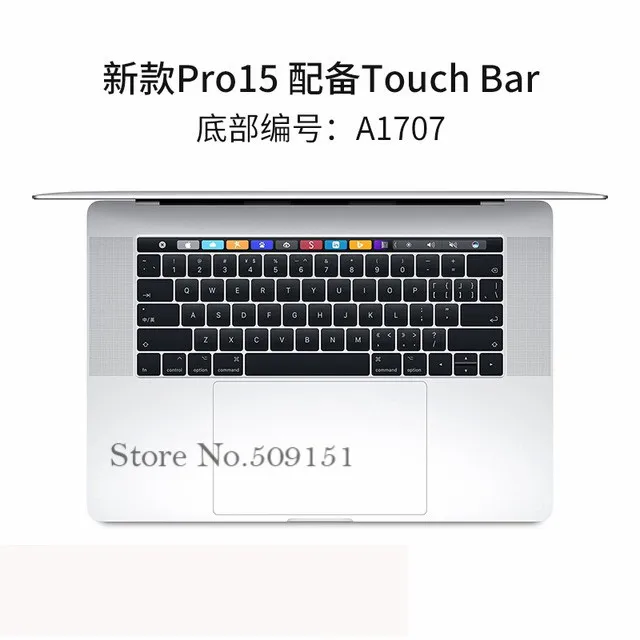 Американская пленка для клавиатуры из ТПУ кожи протектор для Apple macbook Air Pro с retina 11 12 13 15 17 Touch Bar 13,3 15,4 беспроводной волшебный ТПУ - Цвет: Pro 15 touchbar