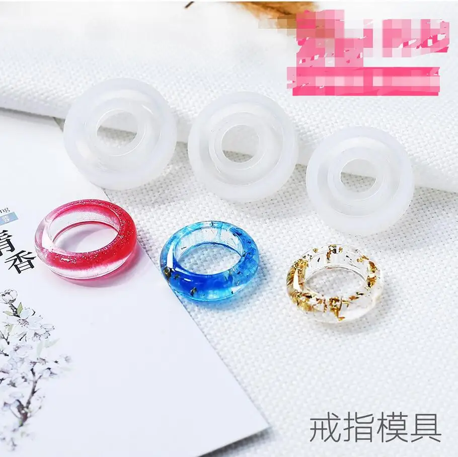 

3pcs Silicone DIY Ring Mold Making Resin Casting Jewelry Rings Mould Crafts