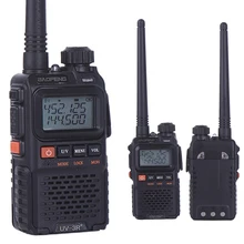 2PCS BAOFENG Pofung UV 3R Plus Amateur Handheld Two Way Radio UV3R Plus UHF VHF 99