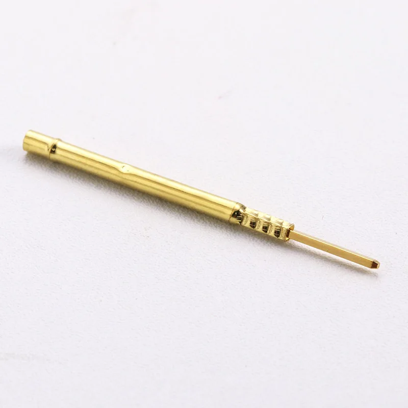 ETUUD Round Hole Series Probe Sleeve R160-2W Test Probe Sleeve Length 32.7mm Per Pack 100 Thimble Metal Spring Probe Spring